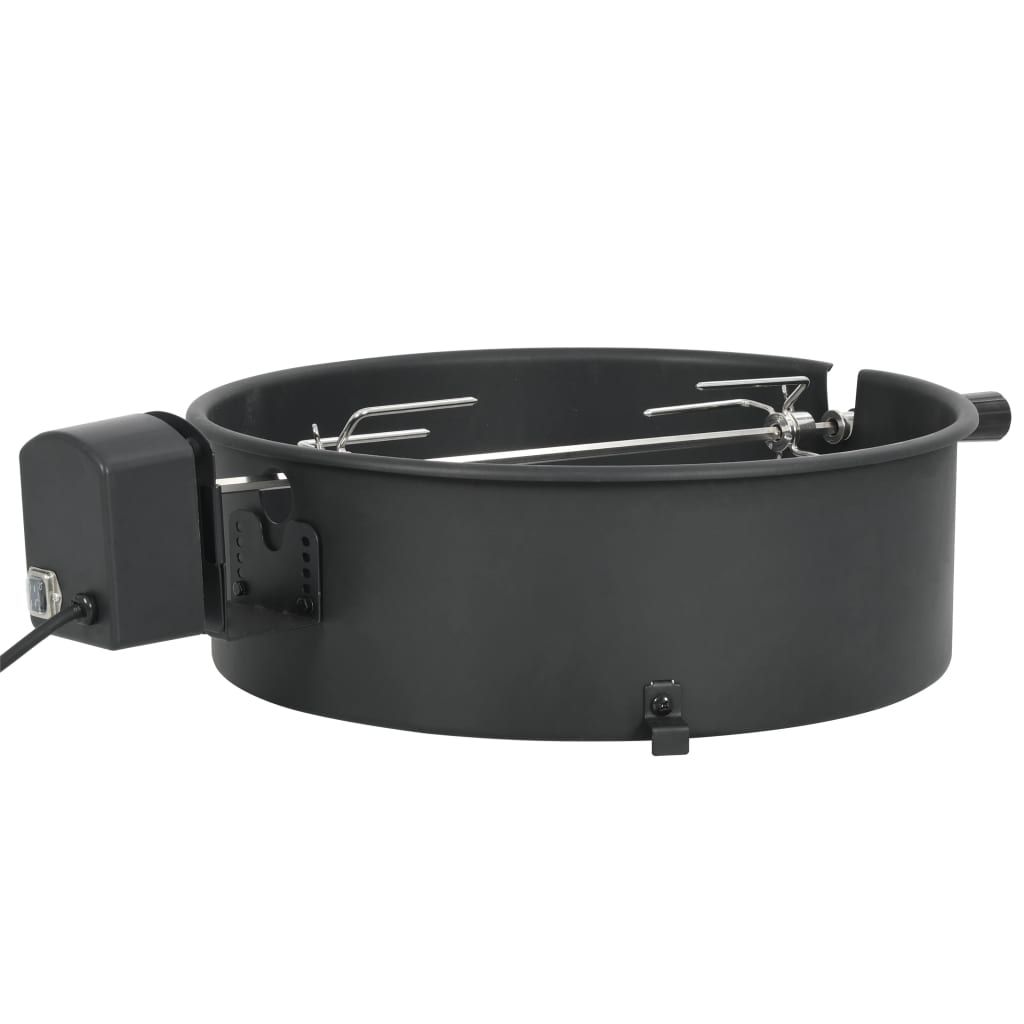 Zestaw pierścieni do grilla BBQ w kolorze czarnym, 47 cm, vidaxl(Por omisión)