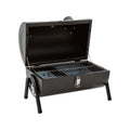 Przenośny grill węglowy „Captain” – 42 x 27 x 43 cm – czarny(Por omisión)