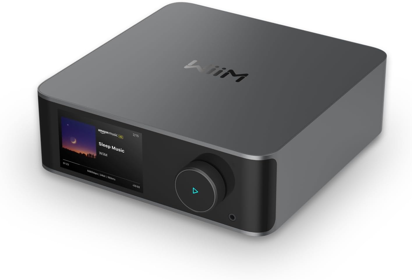 WiiM Ultra Music Streamer  Cyfrowy Przedwzmacniacz | Ekran Dotykowy 3,5",Kompatybilny z GoogleCastAlexa,Streamuj Spotify,Amazon Music,Tida,HDMI ARC,Wejście Phono,Wyjście Słuchawkowe,kosmiczny szary(kosmiczny szary)