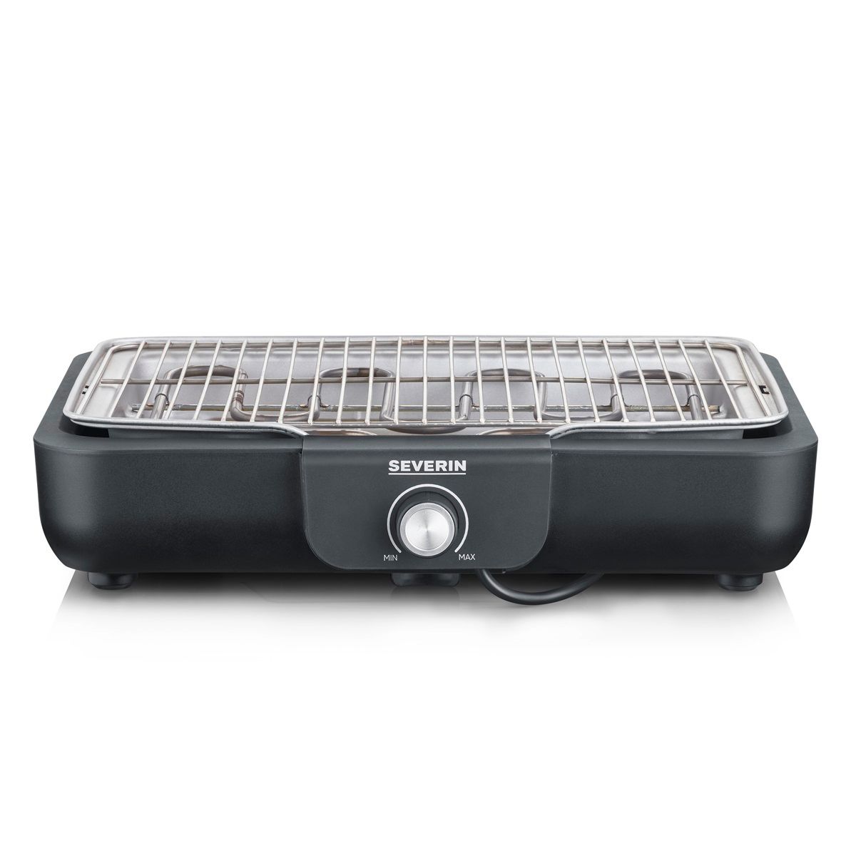 Grill stołowy Severin PG 8554 z rusztem - 2300 W, czarny(Por omisión)