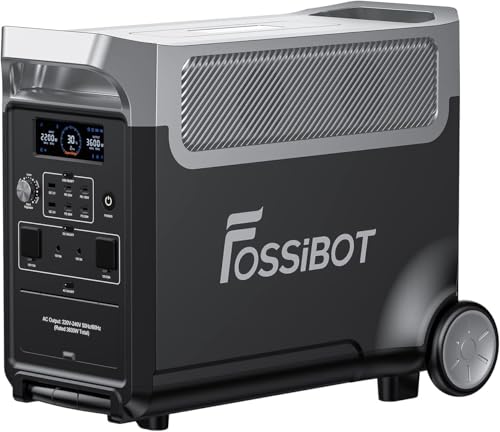 FOSSiBOT-Polska F3600 Pro Przenośna stacja zasilania Power Station z 3840Wh Baterią Wyjście 3600W Solar generator do użytkowania na kempingu, 5-letnia gwarancja