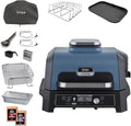 Ninja Woodfire Pro Connect XL Grill elektryczny BBQ I wędzarnia ze sterowaniem za pomocą aplikacji, 2 cyfrowymi sondami, dużym grillem zewnętrznym i smażeniem beztłuszczowym 7 w 1, OG901EUAMZ(Woodfire Pro Connect XL + Akcesoria)