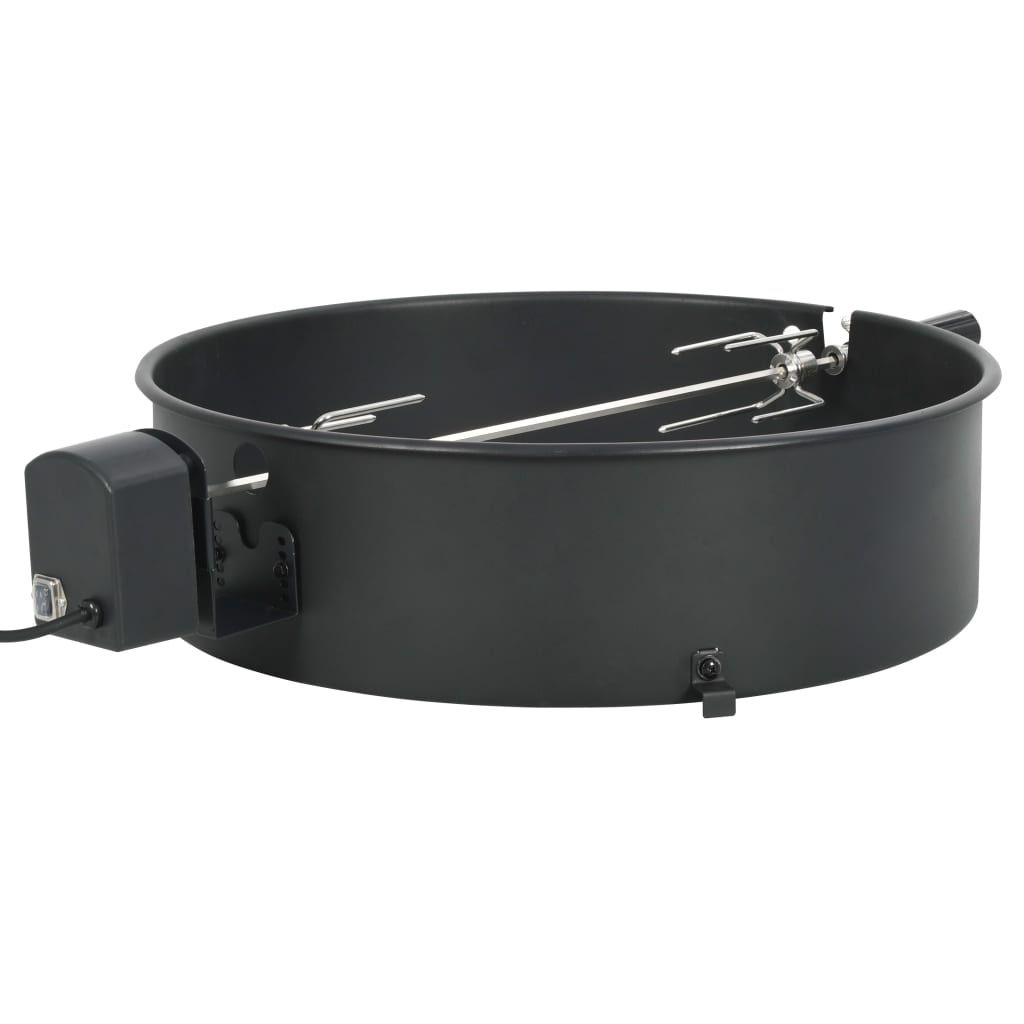 Zestaw pierścieni do grilla BBQ w kolorze czarnym, 57 cm, vidaxl(Por omisión)