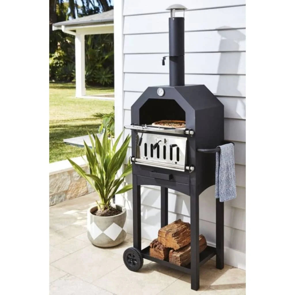 Czarny piec do pizzy ProGarden BBQ(Unico/Negro)